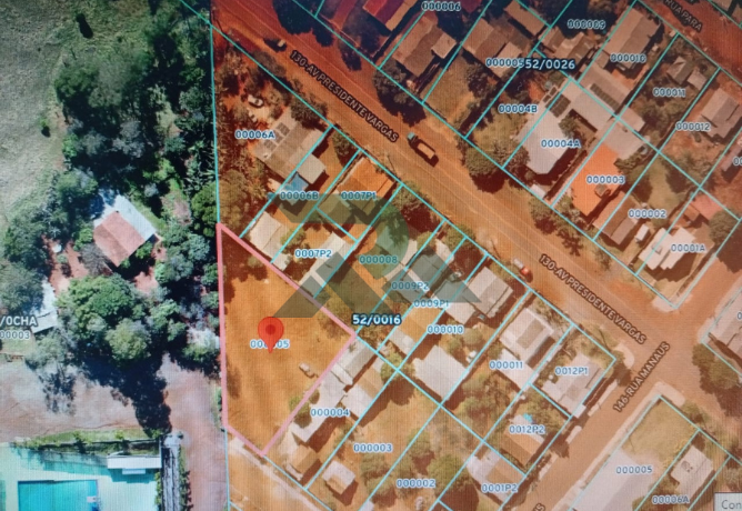 Lote urbano 1207 m2