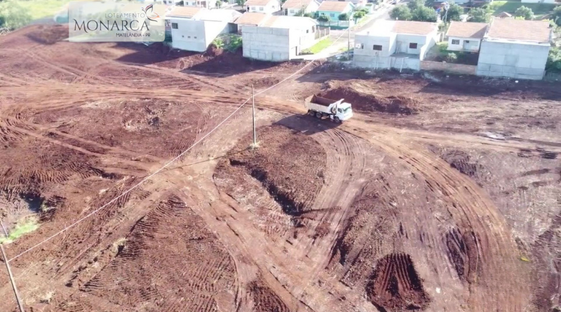 Loteamento Monarca lotes  de 300 a 406 m2